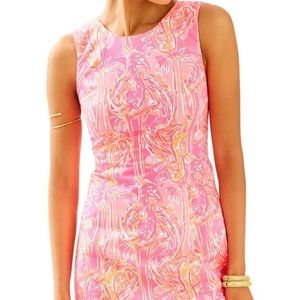 Lilly Pulitzer Pink Flamingo Mila Shift Dress